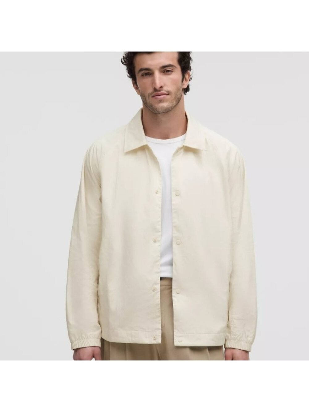 Lululemon Coaches Jacket Light Ivory Like New